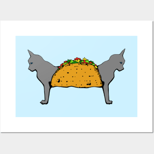 Tacocat Two-Headed Cat - No Lettering Posters and Art